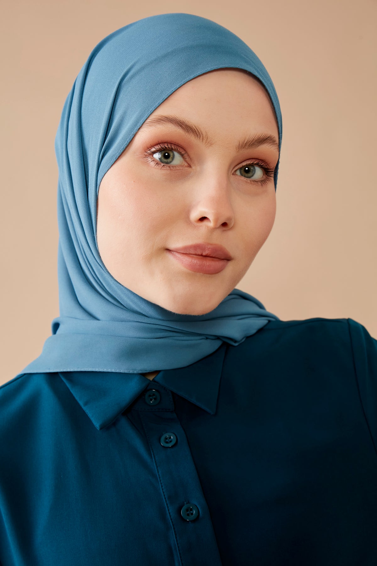 Alessia Modest Dress - Teal